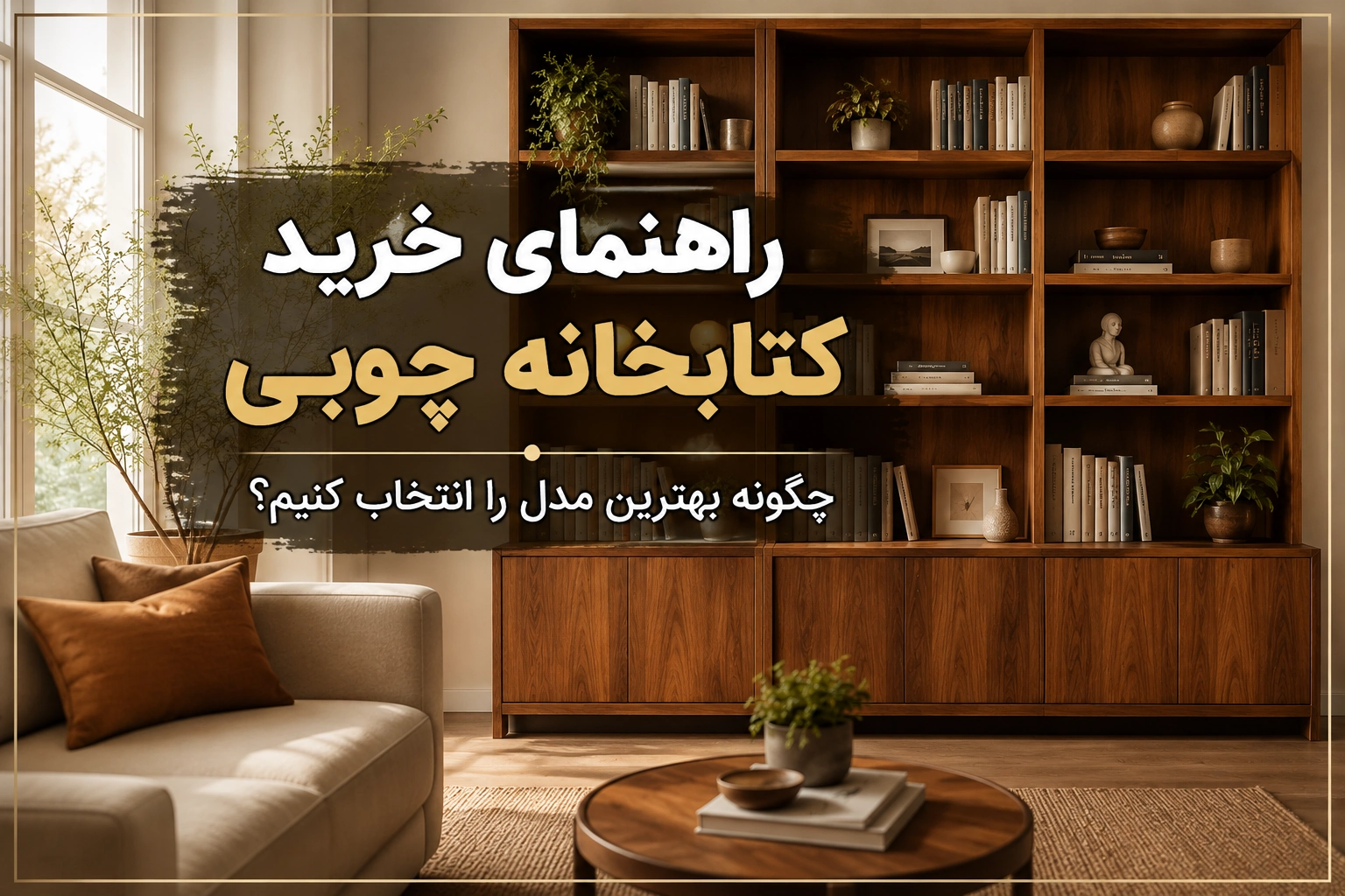 راهنمای خرید کتابخانه چوبی؛ چگونه بهترین مدل را انتخاب کنیم؟
