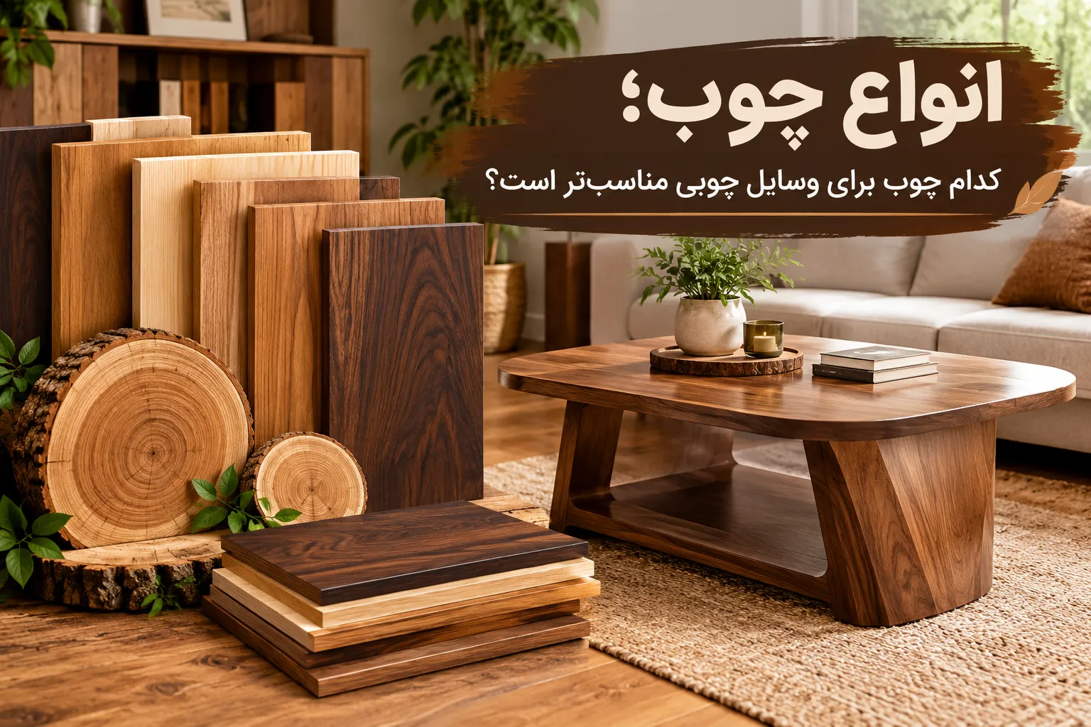 انواع چوب؛ کدام چوب برای وسایل چوبی مناسب‌تر است؟»