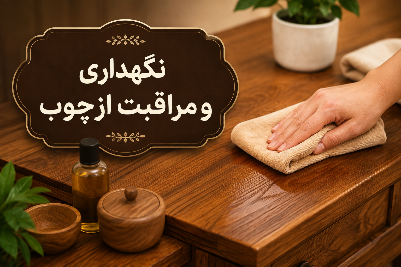 چطور وسایل چوبی را تمیز کنیم که آسیب نبینند؟